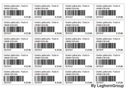 bar code labels