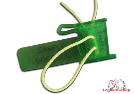 completely transparent plastic security seal anchorflag