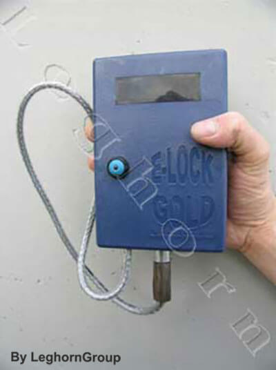 electronic seal containers e-lock gold examples of use