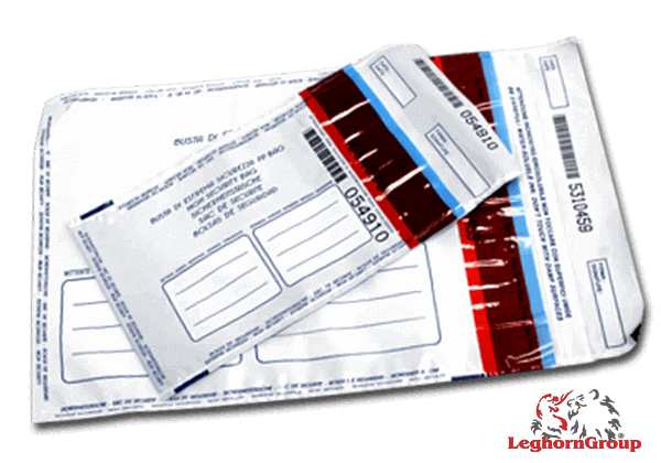 Tamper evident security bags