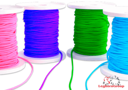 coloured elastic cord for ear loop face mask