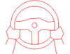 steering wheel icon