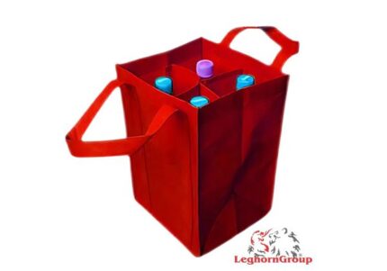 Bottle Wine Carrier Bag (Bucarest)– Woven Polyethylene Bag