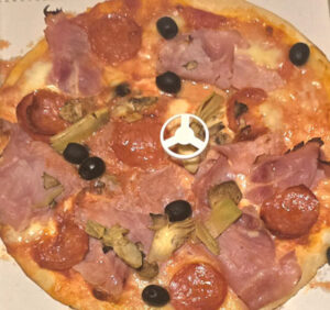 pizza saver for cardboard pizza delivery 35mm