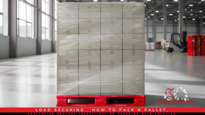Load Securing . How To Pack A Pallet.